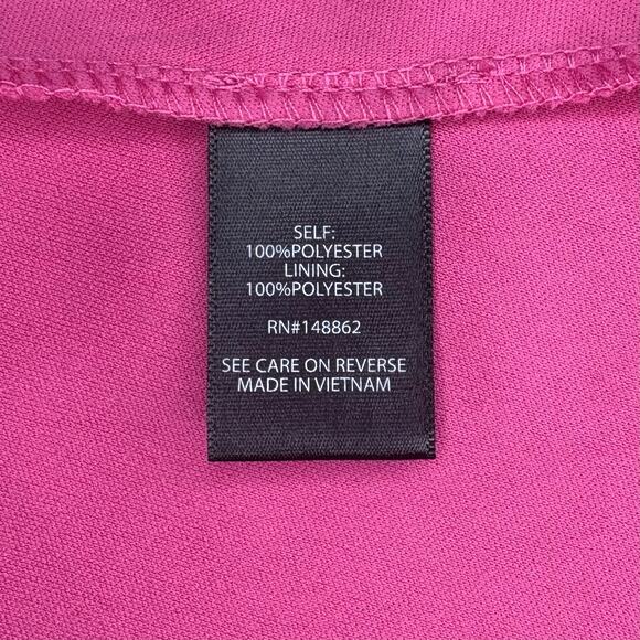 Torrid Pink Dress Size 1 Blouson Grecian Barbiecore Goddess Spaghetti Strap - Picture 7 of 9